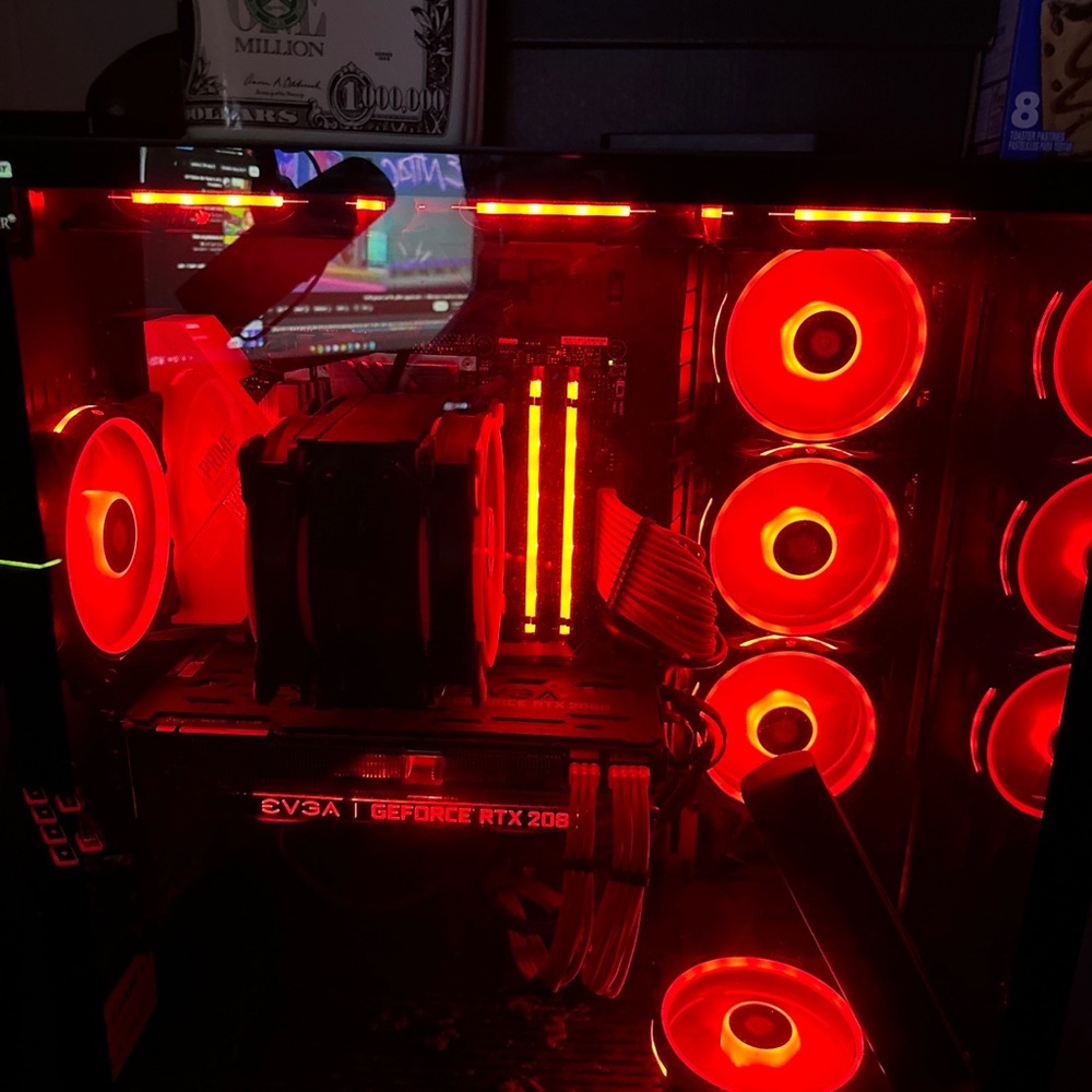 Alienware 240hz monitor and custom i9 9900k 2080 super XC ultra gaming computer